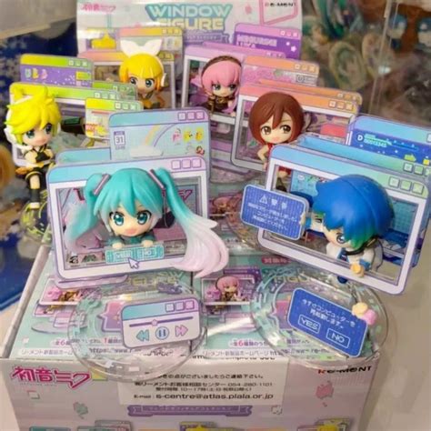 6pcsset Anime Hatsune Miku Blind Box Window Figure Series Kaito Meiko