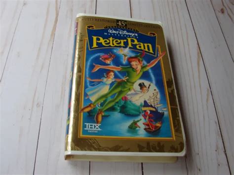 Peter Pan Vhs Tape Clamshell Th Anniversary Limited Edition