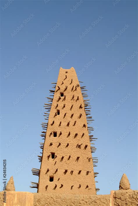 mosque d' Agadez Stock Photo | Adobe Stock