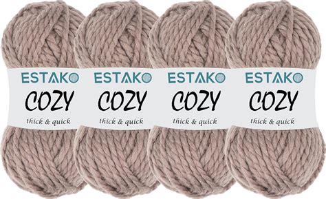 Amazon Estako Cozy Thick Quick Yarn Skeins Pack Wool