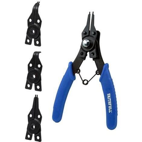 Faithfull 10002 Circlip Pliers Set 5 Piece FAIPLCIRSET