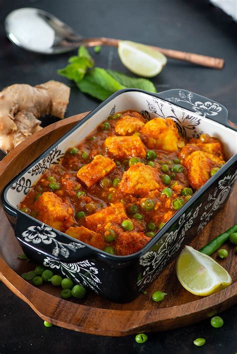 Punjabi Matar Paneer Sabji Recipe My Tasty Curry