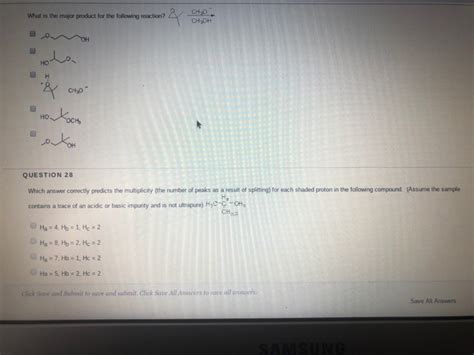 Solved Which Of The Following Reactions Yield The Products