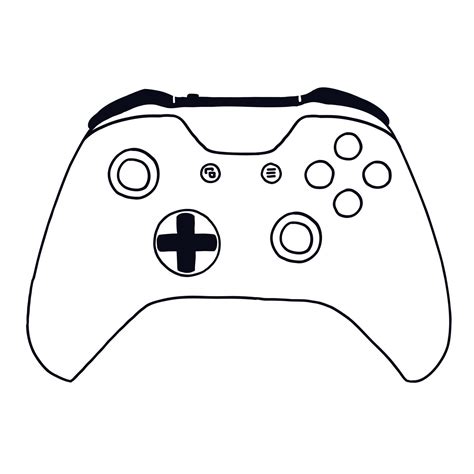 games controller drawing 5