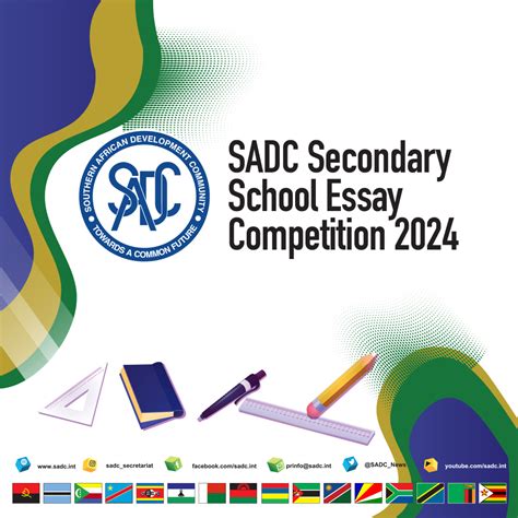 Call for entries for the 2024 SADC Secondary School Essay Competition ...