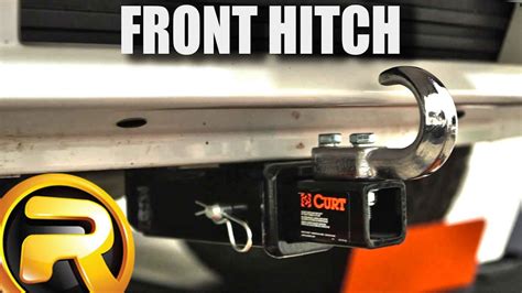 How To Install Curt Front Mount Receiver Hitch Youtube