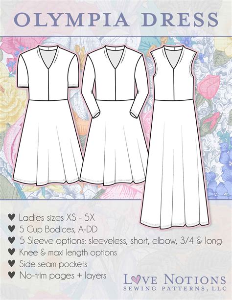 Love Notions Olympia Dress Pattern