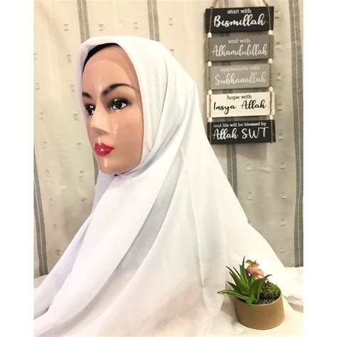 Jual Termurah Hijab Jilbab Segiempat Polos Bella Square Polycotton