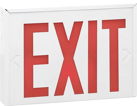 Exitsteel Steel Exit Sign He Williams Inc