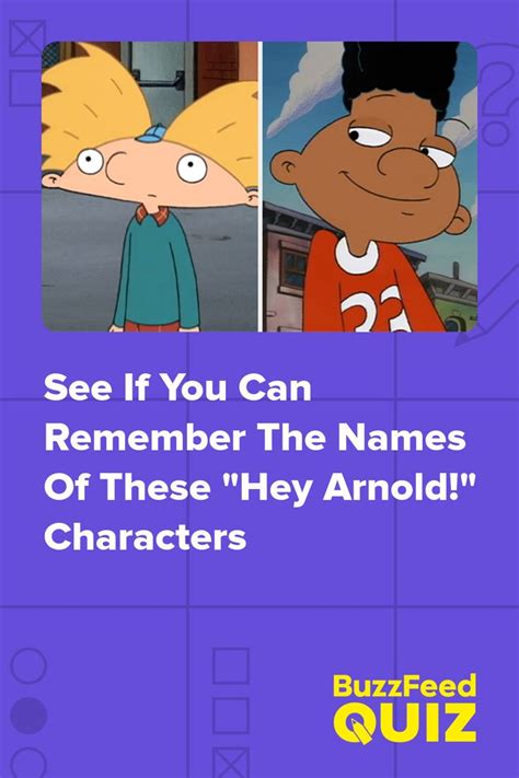 See If You Can Remember The Names Of These "Hey Arnold!" Characters