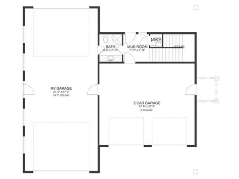 St Floor Plan G Carriage House Plans Pool House Plans