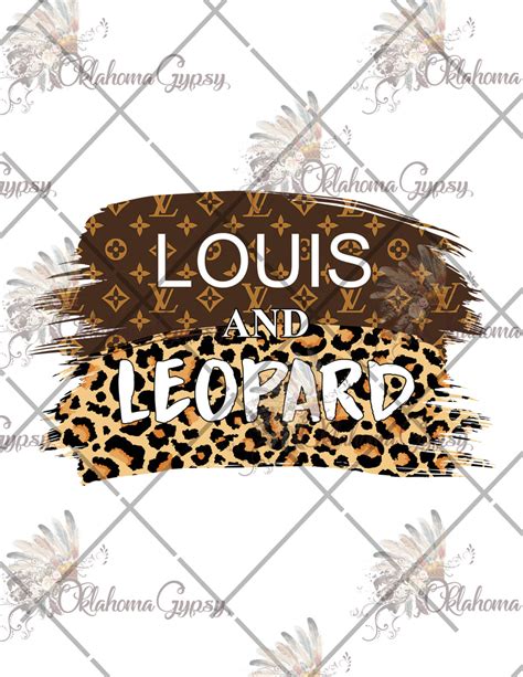 Louis And Leopard Digital File Oklahoma Gypsy Designs