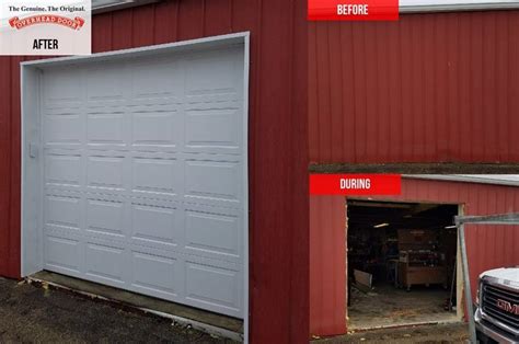 Overhead Door Traditional Steel Door Installation In Minooka Il