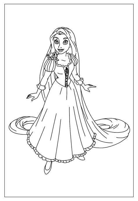 Desenhos Da Rapunzel Modelos Para Colorir