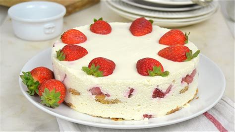 Tiramisú De Fresa Tarta De Fresas Fría Sin Horno ¡deliciosa Youtube