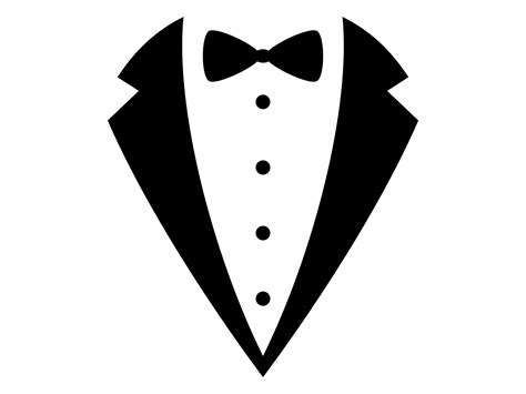 Tuxedo Svg Tuxedo Suit Silhouette Tuxedo Clipart Tuxedo Cut File