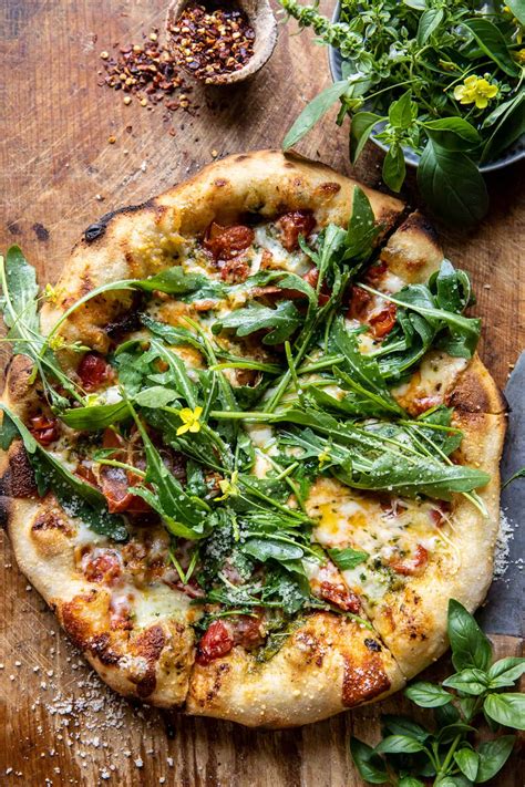 Arugula Tomato Cheese Pizza Half Baked Harvest