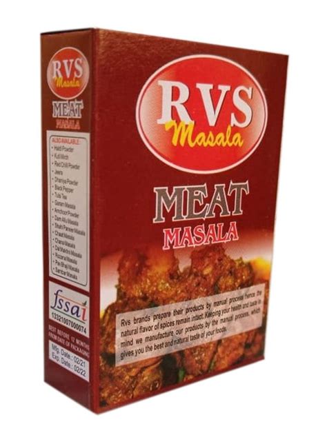 RVS Meat Masala Packaging Size 50 G Packaging Type Box At Rs 10