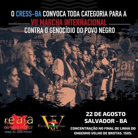 Vii Marcha Internacional Contra O Genoc Dio Do Povo Negro