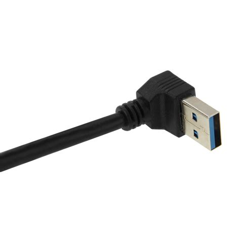 Double Right Angle Micro B To Usb 30 Charging Cable 26cm