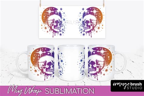 Celestial Mug Wrap Png Boho Mystical Coffee Mug Sublimation By Orange