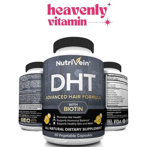 Jual Nutrivein Dht Advanced Hair Formula With Biotin 60 Vegetable Capsules Shopee Indonesia