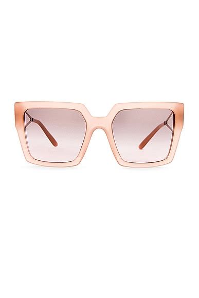 Dolce Gabbana Square Sunglasses In Opal Rose Fwrd