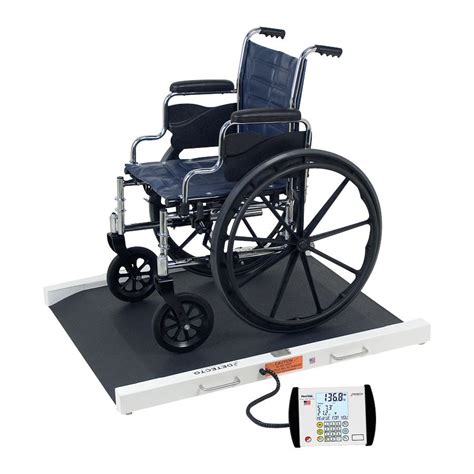 Detecto Portable Bariatric Wheelchair Scale