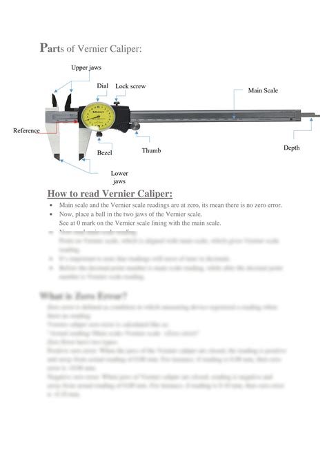 Solution Vernier Caliper Studypool