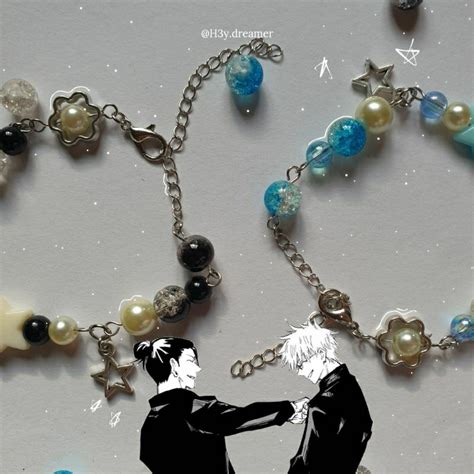 Satosugu Inspired Matching Bracelets Satoru Gojo Suguru Geto