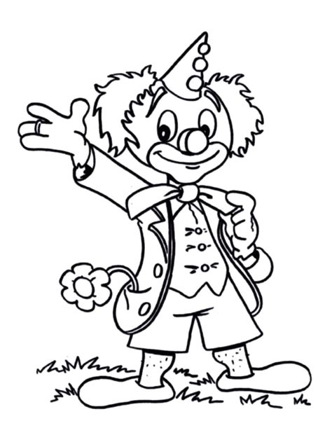 Coloriage Clown Mignon T L Charger Et Imprimer Gratuit Sur