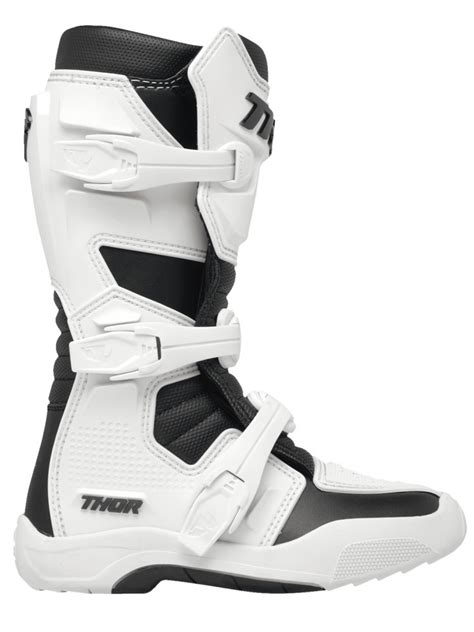 Buty cross dla dzieci Thor Blitz XR biało czarne Sklep Moto Tour pl