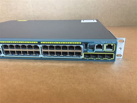 Cisco Ws C S Fps L Port Gige Poe Switch W Ac