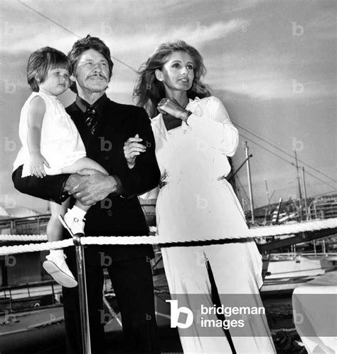 Image of Charles Bronson and his Wife Jill Ireland With Their Daughter