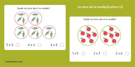 La Multiplication Jeux Le Ons Et Exercices De Multiplication