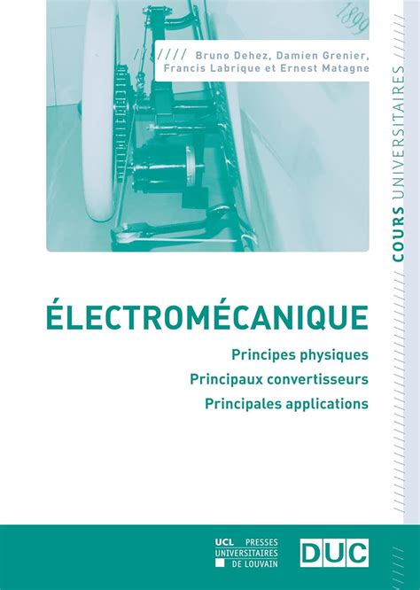 Electrom Canique Principes Physiques Principaux Convertisseurs