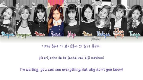 Twice Signal Color Coded Han Rom Eng Lyrics By Yankat Youtube