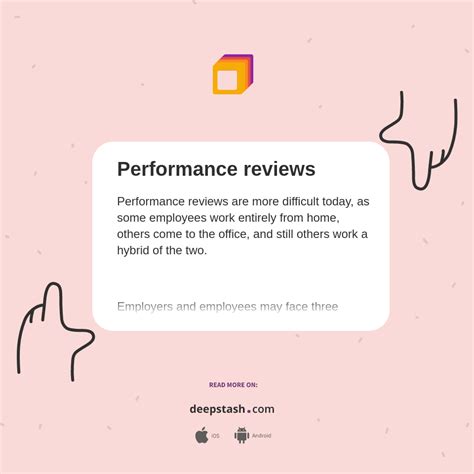 Performance Reviews Deepstash