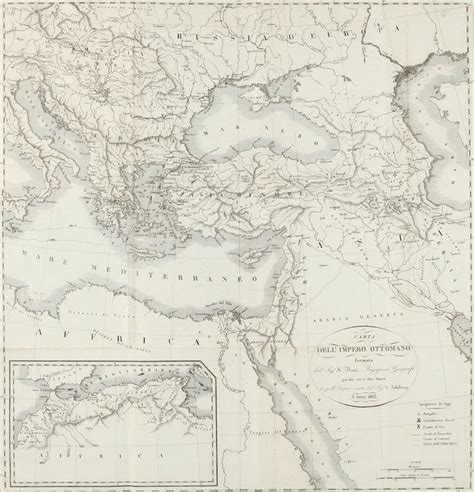 Map Of The Ottoman Empire 1815 Osmanlı Haritası Cultural Identity