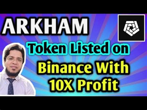 Arkham Arkm Token I Listed On Binance I Ai Based Project I Best For