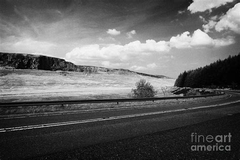 A6 Road Through The Countryside Near Shap In Cumbria Uk Photograph By