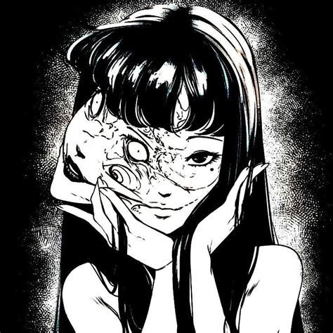 Tomie Icon Aesthetic Anime Japanese Horror Manga Art