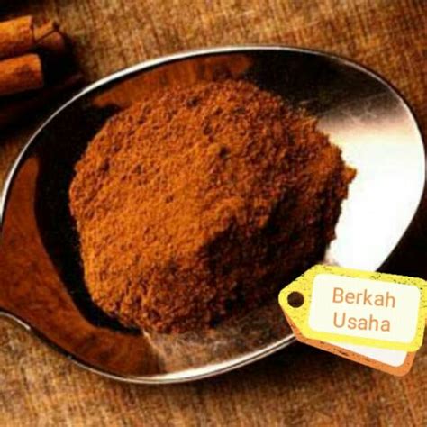 Jual KAYU MANIS KENINGAR BUBUK CASSIA CINNAMON POWDER 500 GR Shopee