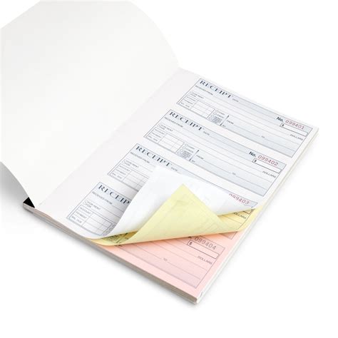 Blue Summit Supplies Receipt Books With Part Carbonless Forms Pack