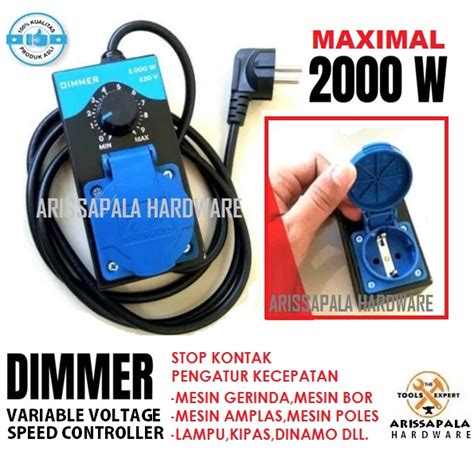 Jual Dimmer Pengatur Kecepatan Putaran Gerinda Bor Poles Dinamo Kipas