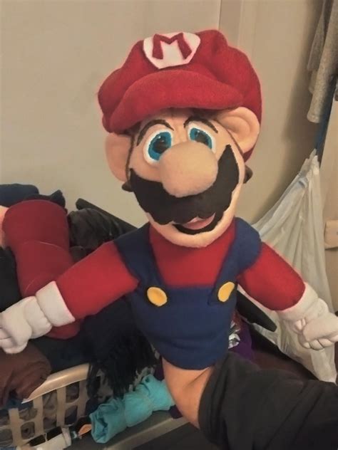 my grandson asked me to make him a Mario puppet : r/puppets