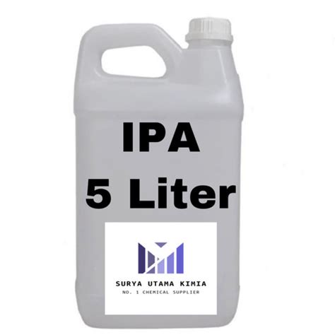 Jual ISOPROPYL ALCOHOL ISOPROPYL ALKOHOL 5 Liter I IPA MURNI 99 9