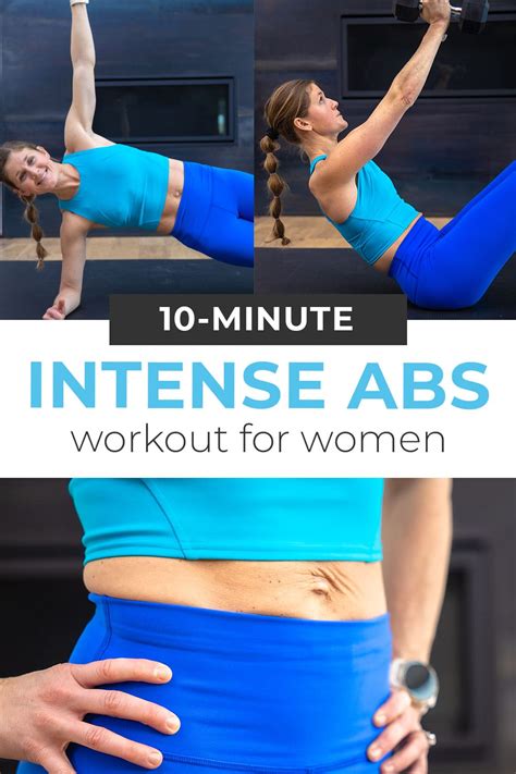 Intense 10-Minute Home Ab Workout (Video) | Nourish Move Love