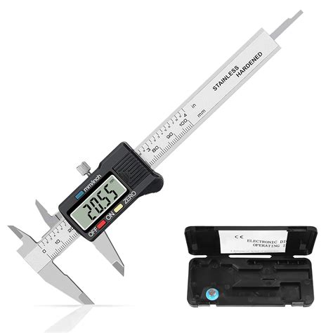 Esynic Digital Caliper Mm Inch Stainless Steel Caliper Measuring