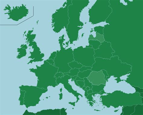 Free Large Map of Europe Quiz | World Map With Countries